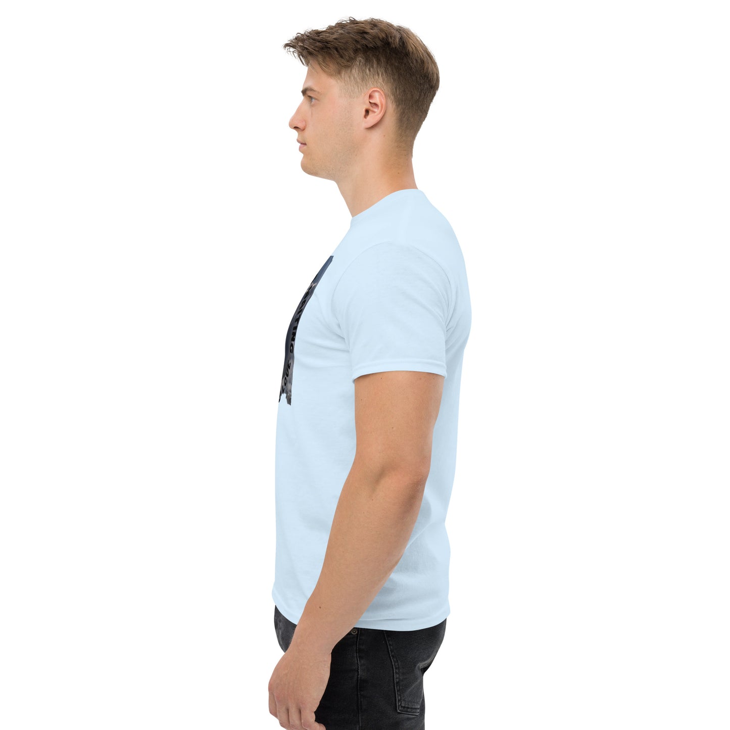 Men's classic tee/ flat end flat