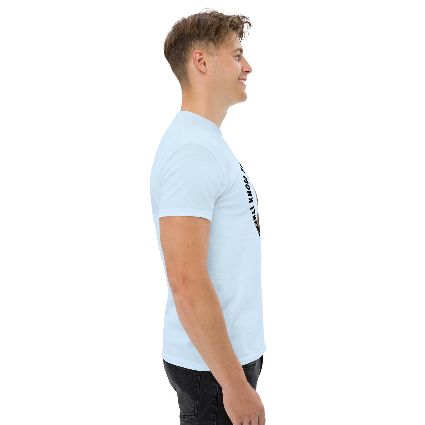 Men's classic tee/ flat end flat