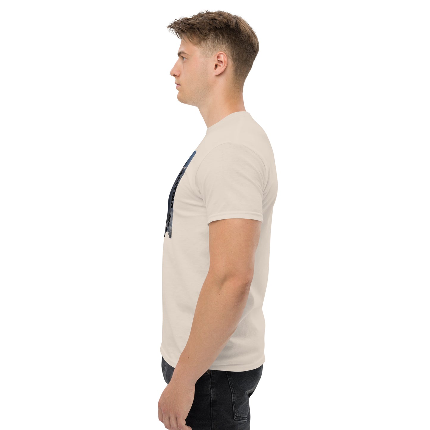 Men's classic tee/ flat end flat