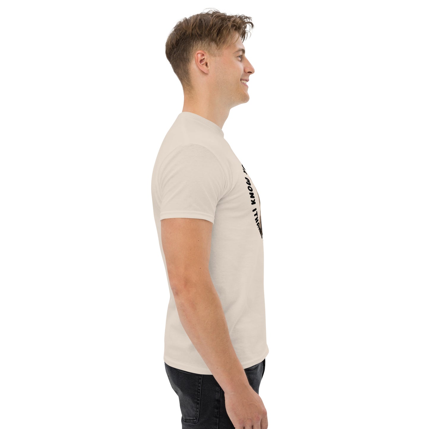 Men's classic tee/ flat end flat