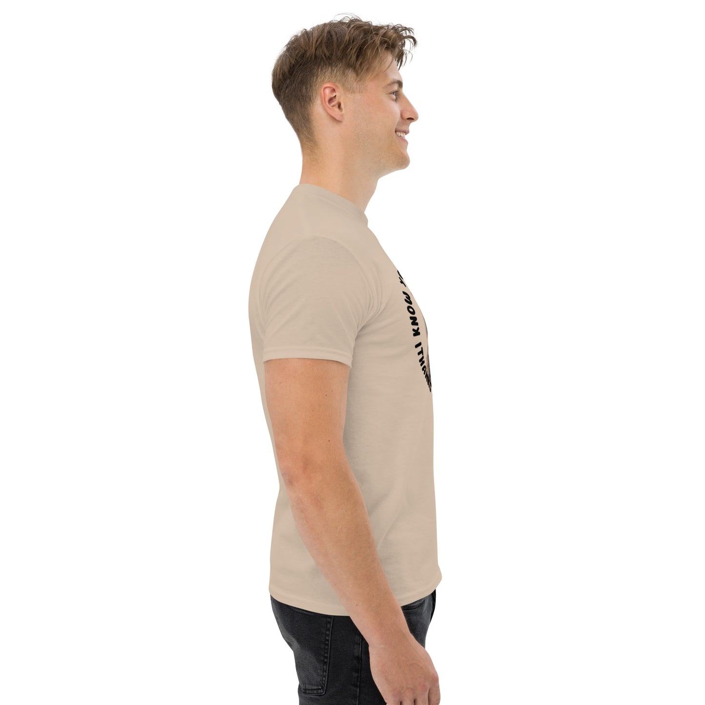 Men's classic tee/ flat end flat