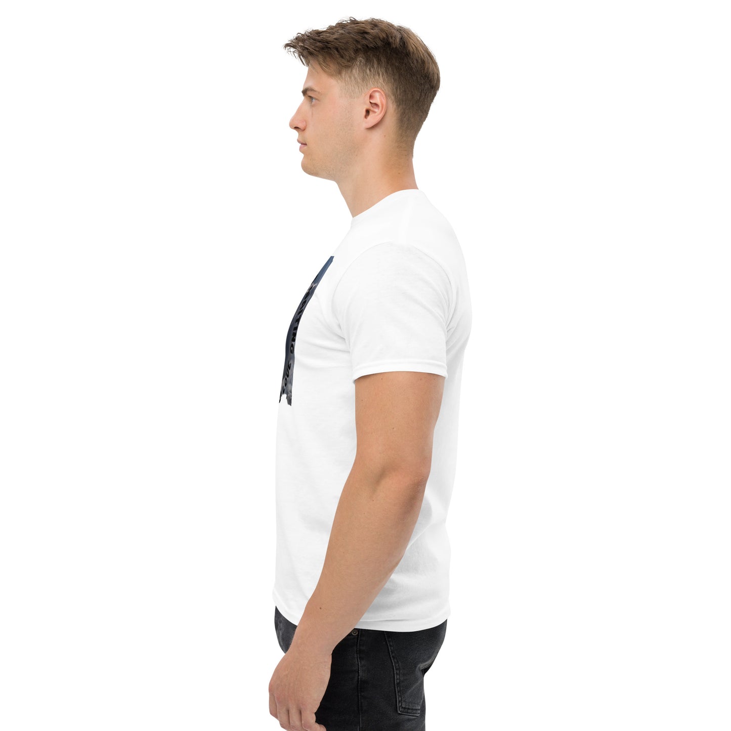 Men's classic tee/ flat end flat