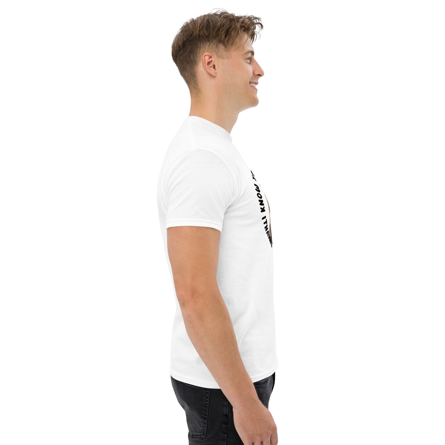 Men's classic tee/ flat end flat