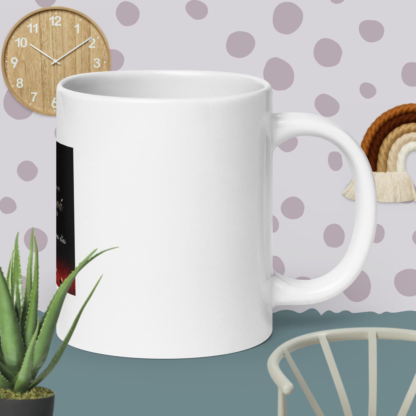 White glossy mug /genesis